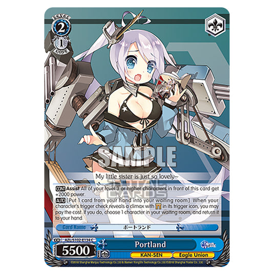 Weiss Schwarz - Azur Lane - Portland (C) AZL/S102-E134