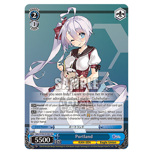 Weiss Schwarz - Azur Lane - Portland (SR) AZL/S102-E134S