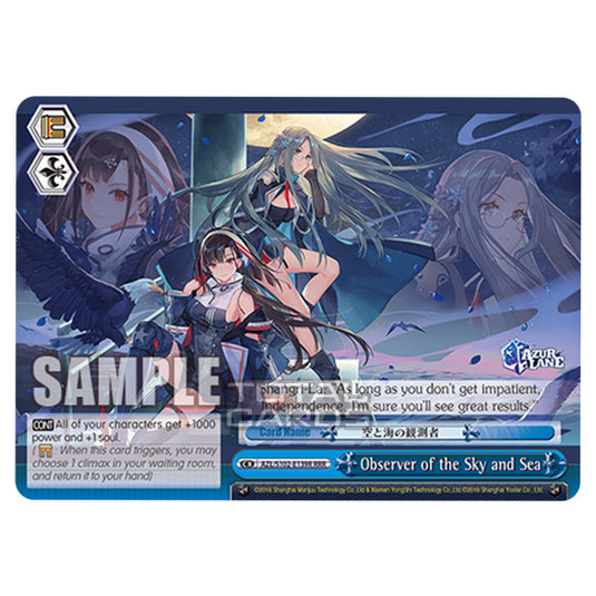 Weiss Schwarz - Azur Lane - Observer of the Sky and Sea (RRR) AZL/S102-E139R