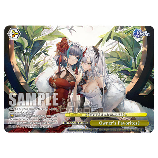 Weiss Schwarz - Azur Lane - Owner's Favorites? (PR) AZL/S102-E142