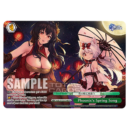 Weiss Schwarz - Azur Lane - Phoenix's Spring Song (PR) AZL/S102-E148