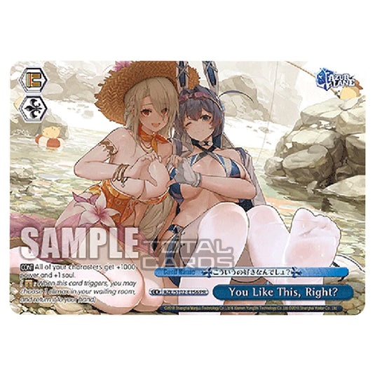 Weiss Schwarz - Azur Lane - You Like This, Right? (PR) AZL/S102-E156