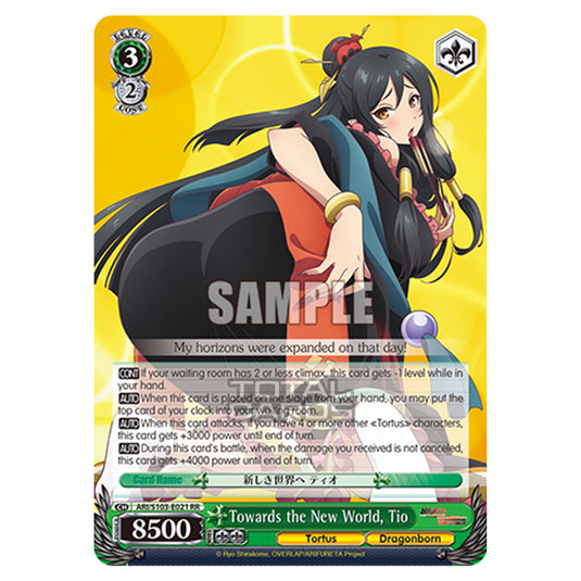 Weiss Schwarz - Arifureta - From Commonplace to World's Strongest - Towards the New World, Tio (RR) ARI/S103-E021