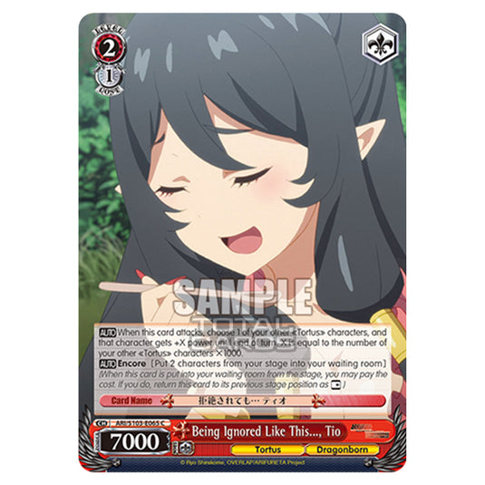 Weiss Schwarz - Arifureta - From Commonplace to World's Strongest - Being Ignored Like This..., Tio (C) ARI/S103-E065