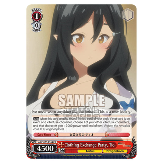 Weiss Schwarz - Arifureta - From Commonplace to World's Strongest - Clothing Exchange Party, Tio (PR) ARI/S103-E104
