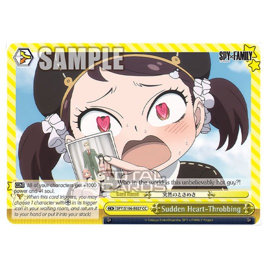 Weiss Schwarz - SPY x FAMILY - Sudden Heart-Throbbing (CC) SPY/S106-E027