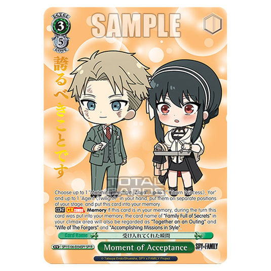 Weiss Schwarz - SPY x FAMILY - Moment of Acceptance (SPYR) SPY/S106-E054SPY