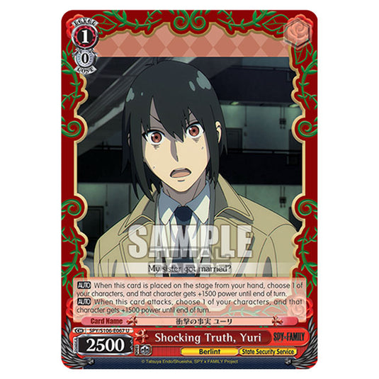 Weiss Schwarz - SPY x FAMILY - Shocking Truth, Yuri (U) SPY/S106-E067