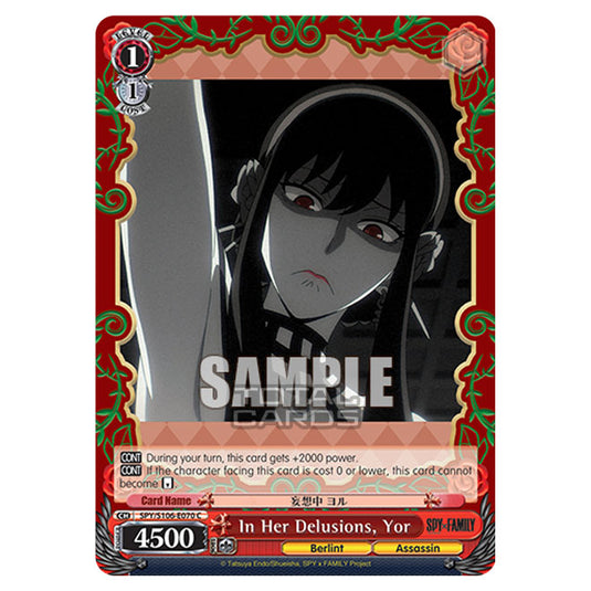 Weiss Schwarz - SPY x FAMILY - In Her Delusions, Yor (C) SPY/S106-E070