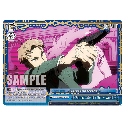 Weiss Schwarz - SPY x FAMILY - For the Sake of a Better World (RRR) SPY/S106-E100R
