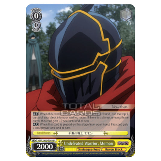 Weiss Schwarz - Nazarick - Tomb of the Undead - Undefeated Warrior, Momon (Uncommon) OVL/S62-E010