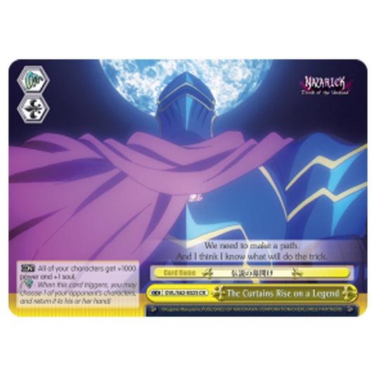 Weiss Schwarz - Nazarick - Tomb of the Undead - The Curtains Rise on a Legend (Climax Rare) OVL/S62-E023