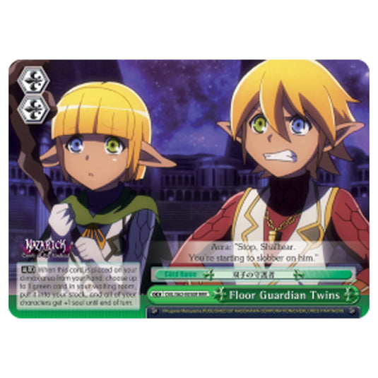 Weiss Schwarz - Nazarick - Tomb of the Undead - Floor Guardian Twins (Triple Rare) OVL/S62-E050R