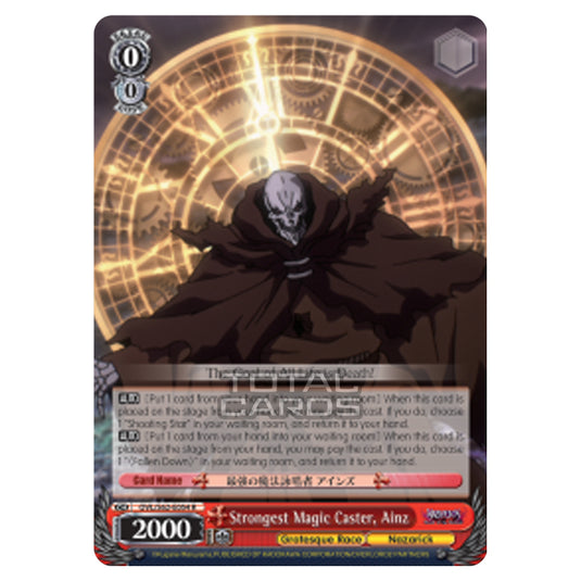 Weiss Schwarz - Nazarick - Tomb of the Undead - Strongest Magic Caster, Ainz (Rare) OVL/S62-E054