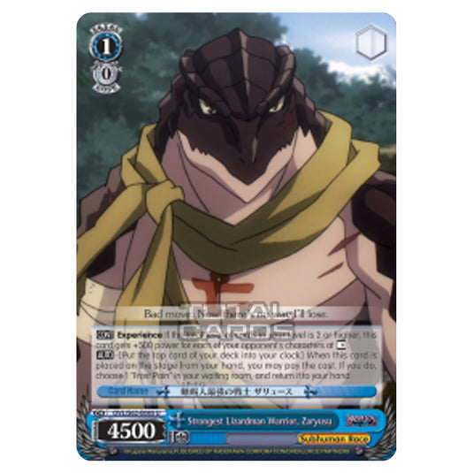 Weiss Schwarz - Nazarick - Tomb of the Undead - Strongest Lizardman Warrior, Zaryusu (Uncommon) OVL/S62-E085