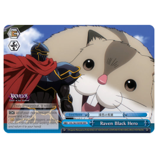 Weiss Schwarz - Nazarick - Tomb of the Undead - Raven Black Hero (Triple Rare) OVL/S62-E099R