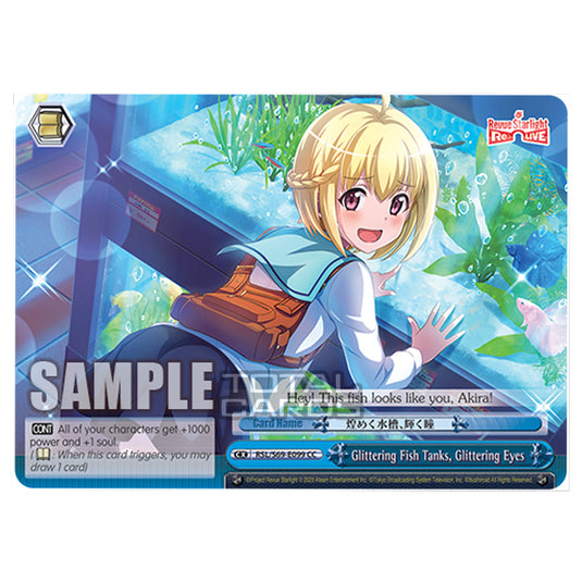 Weiss Schwarz - Revue Starlight - Re LIVE - Glittering Fish Tanks, Glittering Eyes (CC) RSL/S69-E099