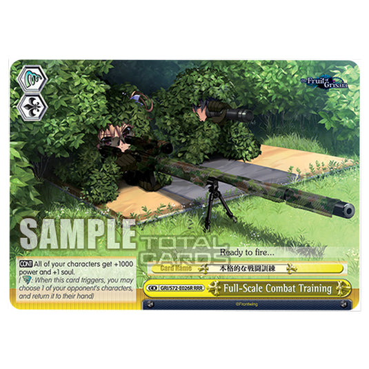 Weiss Schwarz - The Fruit of Grisaia - Full-Scale Combat Training (RRR) GRI/S72-E026R