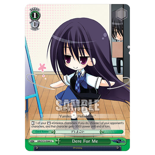 Weiss Schwarz - The Fruit of Grisaia - Dere For Me (U) GRI/S72-E044