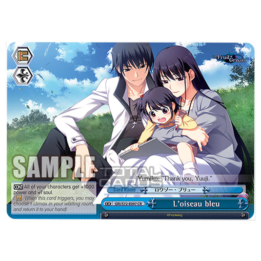 Weiss Schwarz - The Fruit of Grisaia - L'oiseau bleu (CR) GRI/S72-E097