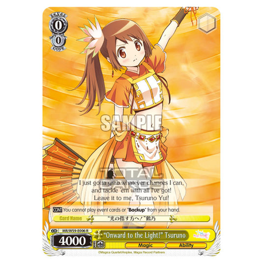 Weiss Schwarz - Magia Record - Puella Magi Madoka Magica Side Story - "Onward to the Light!" Tsuruno (R) MR/W59-E006