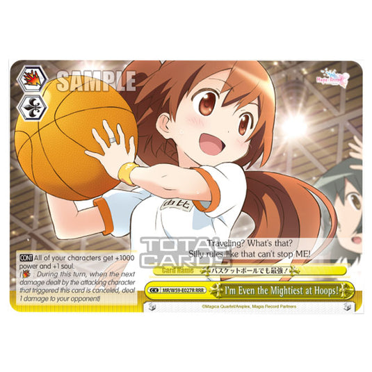 Weiss Schwarz - Magia Record - Puella Magi Madoka Magica Side Story - I'm Even the Mightiest at Hoops! (RRR) MR/W59-E027R