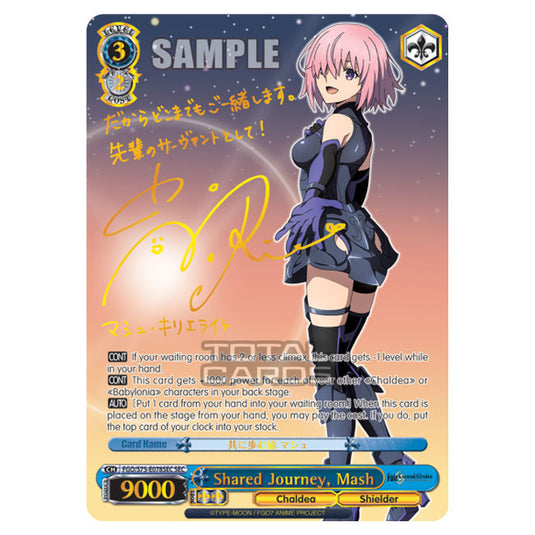 Weiss Schwarz - Fate/Grand Order Absolute Demonic Front: Babylonia - Shared Journey, Mash (SEC) FGO/S75-E078SEC