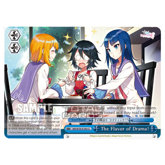 Weiss Schwarz - Magia Record - Puella Magi Madoka Magica Side Story - The Flavor of Drama! (CC) MR/W59-E100