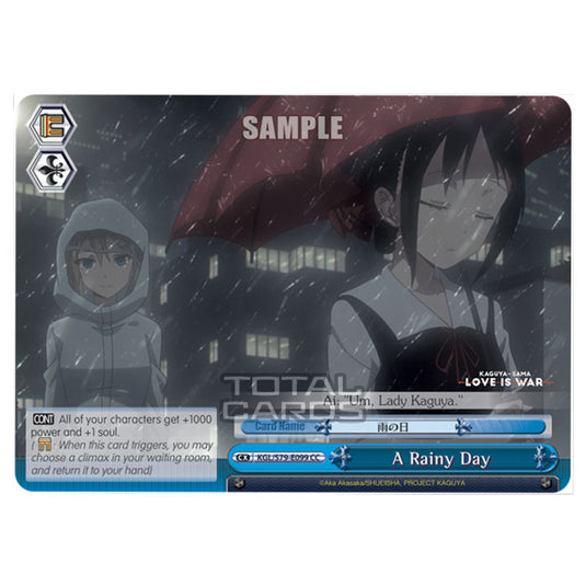 Weiss Schwarz - Kaguya-Sama - Love Is War - A Rainy Day (CC) KGL/S79-E099