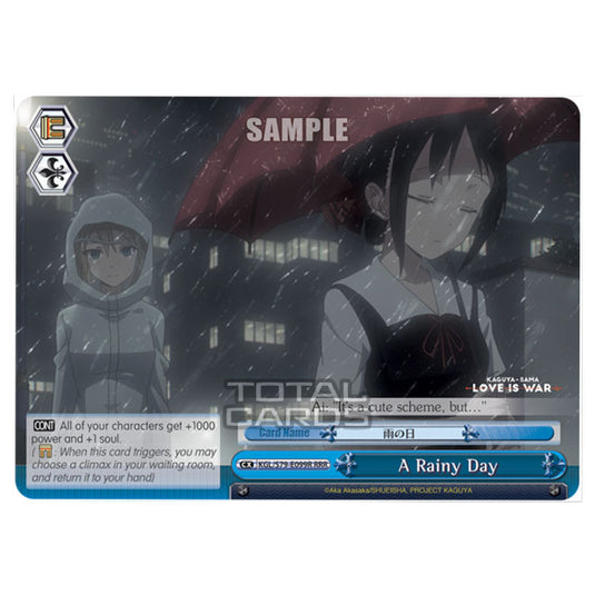 Weiss Schwarz - Kaguya-Sama - Love Is War - A Rainy Day (RRR) KGL/S79-E099R