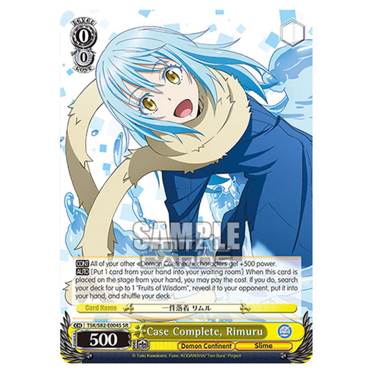 Weiss Schwarz - That Time I Got Reincarnated as a Slime Vol.2 - Case Complete, Rimuru (SR) TSK/S82-E004S
