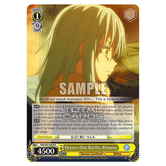 Weiss Schwarz - That Time I Got Reincarnated as a Slime Vol.2 - Drawn-Out Battle, Rimuru (R) TSK/S82-E006