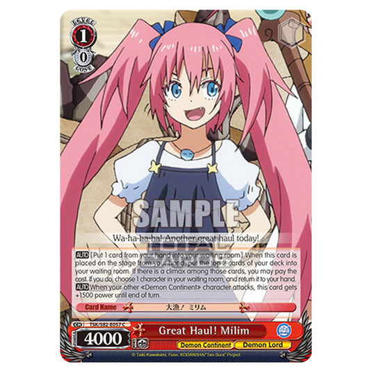 Weiss Schwarz - That Time I Got Reincarnated as a Slime Vol.2 - Great Haul! Milim (C) TSK/S82-E057