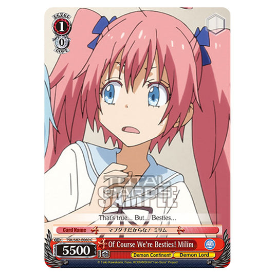 Weiss Schwarz - That Time I Got Reincarnated as a Slime Vol.2 - Of Course We're Besties! Milim (C) TSK/S82-E060