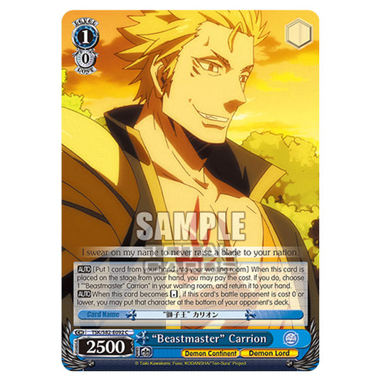 Weiss Schwarz - That Time I Got Reincarnated as a Slime Vol.2 - "Beastmaster" Carrion (C) TSK/S82-E092