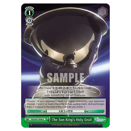 Weiss Schwarz - Fate/Grand Order THE MOVIE - Divine Realm of the Round Table Camelot - The Sun King's Holy Grail (U) FGO/S87-E048