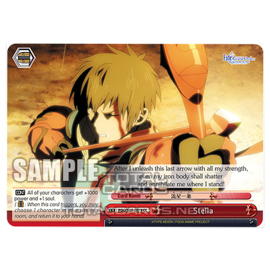 Weiss Schwarz - Fate/Grand Order THE MOVIE - Divine Realm of the Round Table Camelot - Stella (CC) FGO/S87-E079