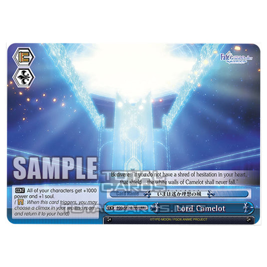 Weiss Schwarz - Fate/Grand Order THE MOVIE - Divine Realm of the Round Table Camelot - Lord Camelot (RRR) FGO/S87-E099R