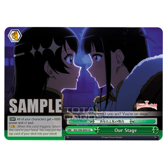 Weiss Schwarz - Revue Starlight The Movie - Our Stage (CC) RSL/S98-E045