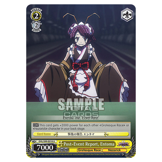 Weiss Schwarz - Nazarick: Tomb of the Undead Vol.2 - Post-Event Report, Entoma (U) OVL/S99-E014