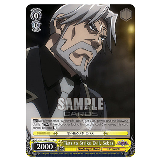Weiss Schwarz - Nazarick: Tomb of the Undead Vol.2 - Fists to Strike Evil, Sebas (C) OVL/S99-E017