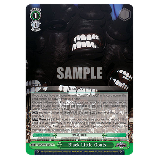 Weiss Schwarz - Nazarick: Tomb of the Undead Vol.2 - Black Little Goats (R) OVL/S99-E047
