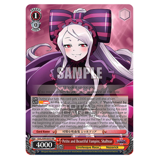 Weiss Schwarz - Nazarick: Tomb of the Undead Vol.2 - Petite and Beautiful Vampire, Shalltear (RR) OVL/S99-E053