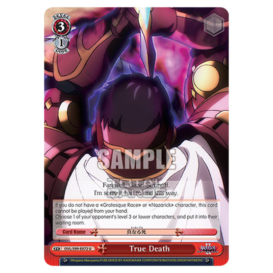 Weiss Schwarz - Nazarick: Tomb of the Undead Vol.2 - True Death (U) OVL/S99-E072