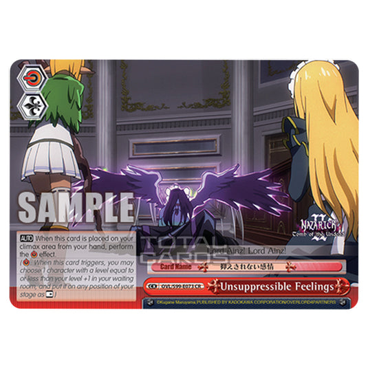 Weiss Schwarz - Nazarick: Tomb of the Undead Vol.2 - Unsuppressible Feelings (CR) OVL/S99-E073