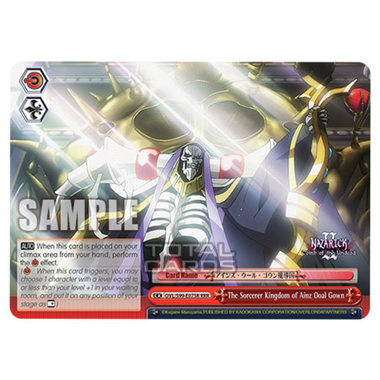 Weiss Schwarz - Nazarick: Tomb of the Undead Vol.2 - The Sorcerer Kingdom of Ainz Ooal Gown (RRR) OVL/S99-E075R