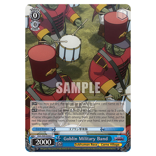 Weiss Schwarz - Nazarick: Tomb of the Undead Vol.2 - Goblin Military Band (C) OVL/S99-E090