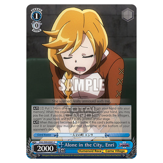 Weiss Schwarz - Nazarick: Tomb of the Undead Vol.2 - Alone in the City, Enri (C) OVL/S99-E091