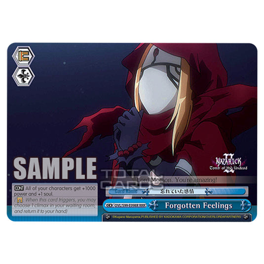 Weiss Schwarz - Nazarick: Tomb of the Undead Vol.2 - Forgotten Feelings (RRR) OVL/S99-E098R