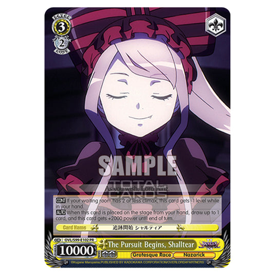 Weiss Schwarz - Nazarick: Tomb of the Undead Vol.2 - The Pursuit Begins, Shalltear (PR) OVL/S99-E102